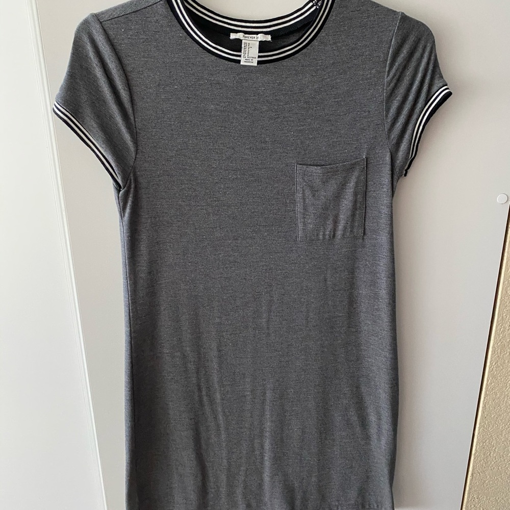 Forever 21 gray t-shirt dress